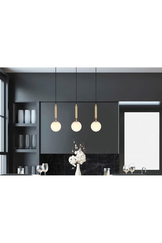 Suspension King - Doré brillant - 3 x 40 W