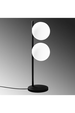 Lampe de table - Noir - 2 x 40 W