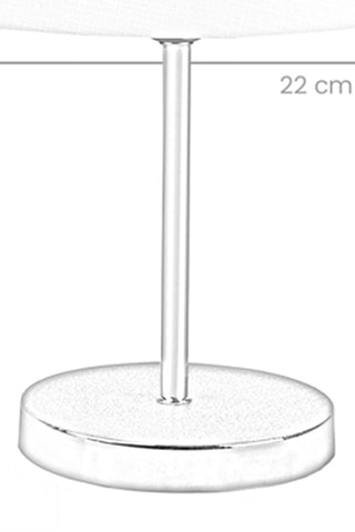 2 lampes à poser Ayd- Crème et doré - 2 x 60 W