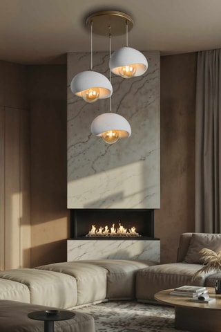 Suspension - Blanc - 3 x 40 W