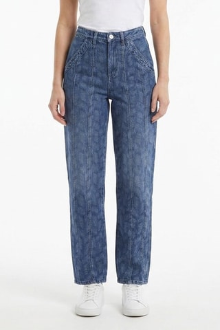 Jeans a vita alta - Blu