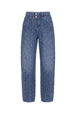 Jeans a vita alta - Blu