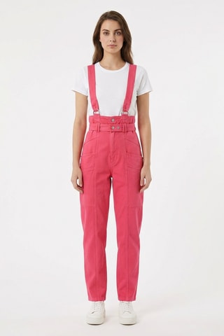Pantaloni in lino - Rosa