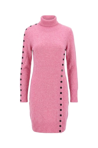 Abito in lana e alpaca - Rosa