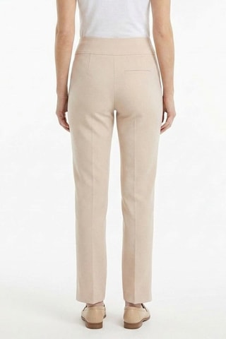 Pantaloni a vita alta - Ecrù