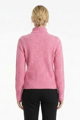 Maglia in alpaca e lana - Rosa