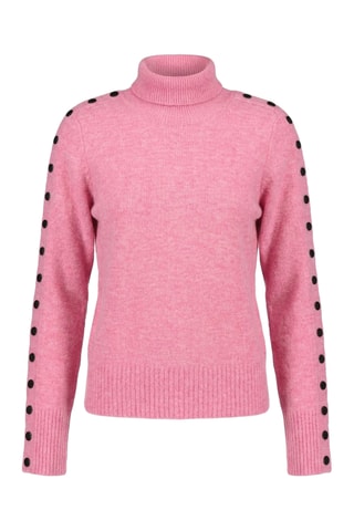 Maglia in alpaca e lana - Rosa