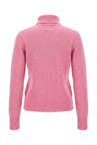 Maglia in alpaca e lana - Rosa