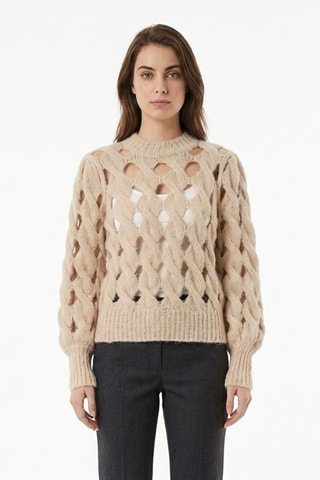 Maglia in mohair - Ecrù