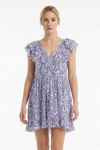 Abito a trapezio - Blu