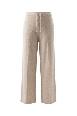 Pantaloni in lana merino - Grigio chiaro