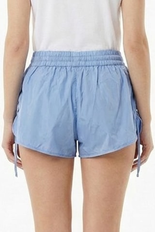 Shorts in seta - Azzurro