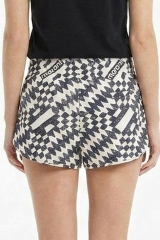 Shorts - Ecrù e nero