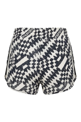 Shorts - Ecrù e nero