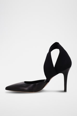 Décolleté in pelle di vitello - Nero
