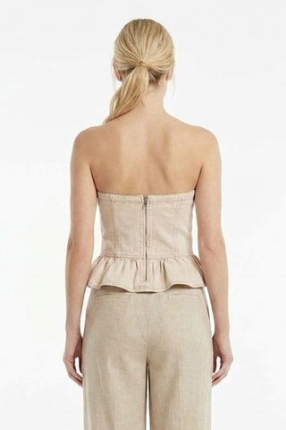 Top bustier - Ecrù