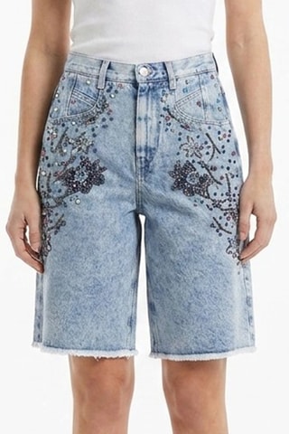 Bermuda in jeans - Azzurro