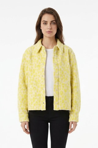 Giacca in lana vergine - Giallo
