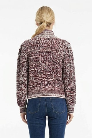 Cardigan in lana - Bordeaux