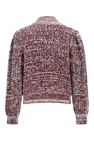 Cardigan in lana - Bordeaux