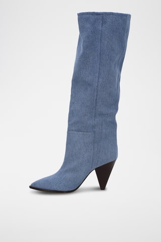 Stivali in jeans - Azzurro