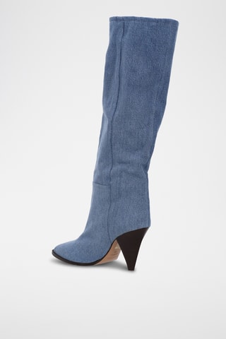 Stivali in jeans - Azzurro