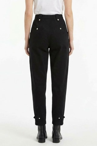 Pantaloni a vita alta - Nero