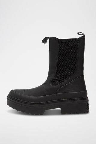 Bottines en cuir Chuck Taylor All Star Lugged Heel Chelsea Boot - Noir