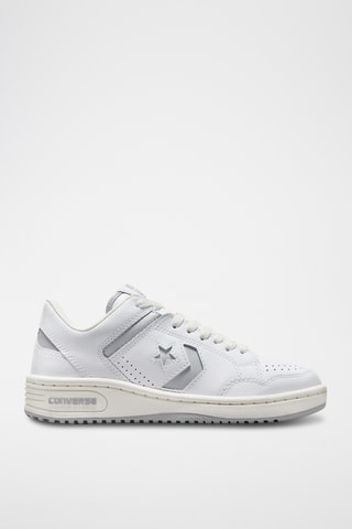 Baskets en cuir Weapon Enfant - Blanc et gris