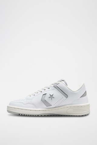 Baskets en cuir Weapon Enfant - Blanc et gris