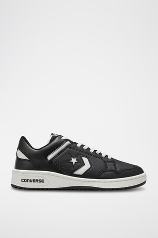 Baskets en cuir Weapon - Noir et blanc