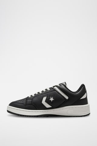 Baskets en cuir Weapon - Noir et blanc