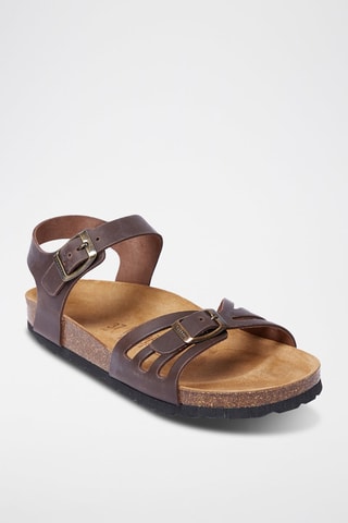 Sandali in pelle Neva - Marrone