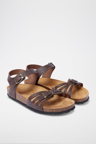 Sandali in pelle Neva - Marrone