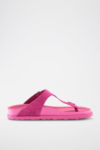 Infradito in pelle scamosciata Gala - Rosa