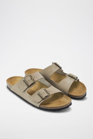 Mules en nubuck Alberto - Gris