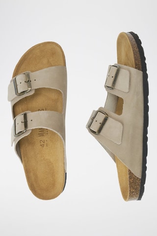 Mules en nubuck Alberto - Gris