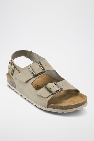 Sandali in pelle scamosciata Carlos - Grigio