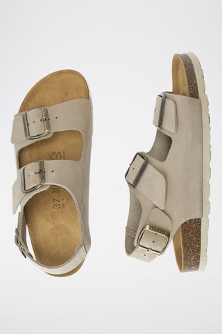 Sandali in pelle scamosciata Carlos - Grigio