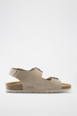 Sandali in pelle scamosciata Carlos - Grigio