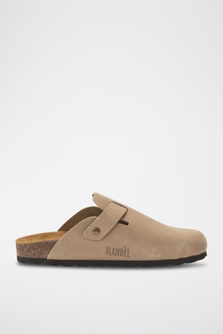 Sabot in pelle scamosciata Noe - Grigio
