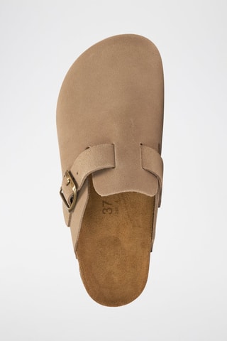 Sabot in pelle scamosciata Noe - Grigio