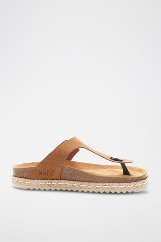 Ecoleren Platform Sandalen Gala - Bruin en beige