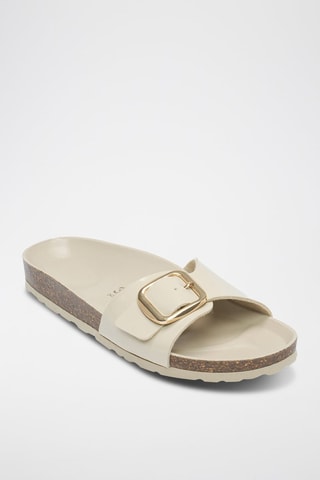 Ciabatte Agata - Beige e dorato