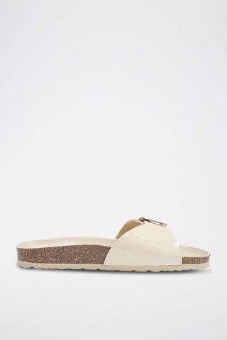 Ciabatte Agata - Beige e dorato