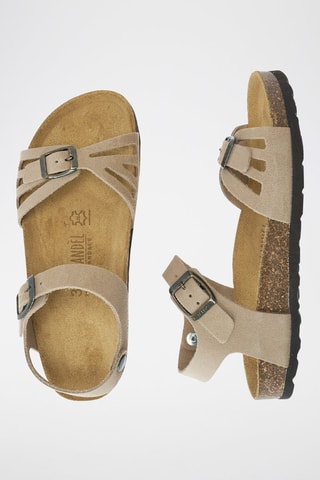 Sandali in pelle scamosciata Neva - Grigio