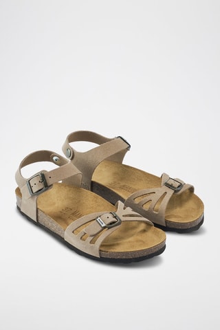 Sandali in pelle scamosciata Neva - Grigio