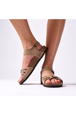 Sandali in pelle scamosciata Neva - Grigio