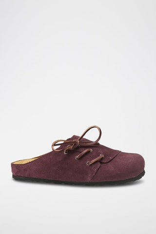Sabot in pelle Ester - Rosso