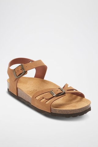 Sandali in ecopelle Neva - Marrone